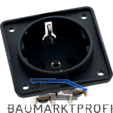 BERKER Integro Schuko-Steckdose, schwarz matt
