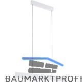 EGLO H�ngeleuchte Climene Pro 17 W 950 mm Aluminium wei� strukturiert