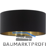 EGLO Schirm Pasteri Pro � 530 mm Textil schwarz/gold