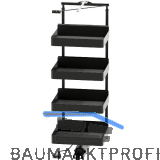 VS TAL Gate Hochschrankauszug Set Planero 1450 - 1700 mm KB 600 mm Lava