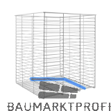VS Allzweckkorb 380 x 460 x 480 mm Stahldraht Silber