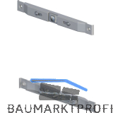 VS TAL Larder Frontbefestigung KB 300 mm Silber