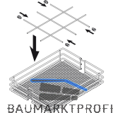 VS TAL Larder Einteilung Saphir KB 300 mm Silber