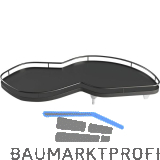 KESSEB�HMER Le Mans II Einh�ngetablare Anthrazit 450 rechts