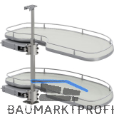 VS Cornerstone Maxx Eckauszug Premea EH 650/KB 1000/FB 600 mm rechts Silber