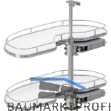 VS Cornerstone Maxx Eckauszug Premea EH 650/KB 900 mm links Chrom