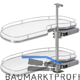 VS Cornerstone Maxx Eckauszug Premea EH 650/KB 1000/FB 600 mm links chrom