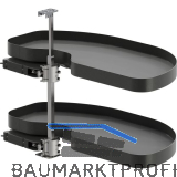 VS Cornerstone Maxx Eckauszug Planero EH 650/KB 1000/FB 600 mm rechts Lava