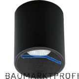 EGLO Deckenleuchte Polasso rund GU10, schwarz