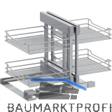 VS COR Flex Eckauszug Set Saphir KB 1000 mm Silber
