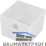 NINKA Organisationsbeh�lter Banio 1-fach Kunststoff Wei� transluzent