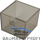 NINKA Organisationsbeh�lter Banio 1-fach Kunststoff Graphit transluzent