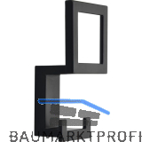 Huthaken Tome Breite 52 mm, H�he 101 mm, ZN schwarz matt