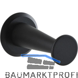 Mantelhaken Medellot Platte � 30, Tiefe 53, Aluminium schwarz