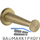 Mantelhaken Medellot Platte � 30, Tiefe 73, Messing matt schutzlackiert