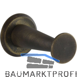 Mantelhaken Medellot Platte � 30, Tiefe 53, Messing antik schutzlackiert