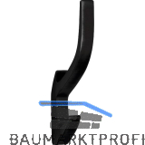 Huthaken Salina Breite 15 mm, H�he 150 mm, ZN schwarz matt