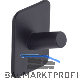 Klebehaken Damon Breite 39 mm, H�he 50 mm, Stahl schwarz matt