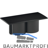 BACHMANN Steckdosenelement DUE 2 Steckdosen schwarz Abdeckung Schwarz