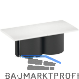 BACHMANN Steckdosenelement DUE 2xSchuko schwarz Abdeckung wei�