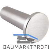 Mantelhaken Divanno � 22 mm, Tiefe 50 mm, Edelstahl geb�rstet