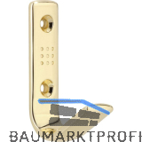 Mantelhaken Gamma Breite 18 mm, H�he 69 mm, Zinkdruckguss messing poliert