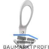 Huthaken Deneb Breite 76 mm, H�he 160 mm, ZN alufarbig