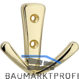 Mantelhaken Deneb Breite 76 mm, H�he 71 mm, ZN vermessingt poliert