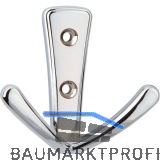 Mantelhaken Deneb Breite 76 mm, H�he 71 mm, ZN verchromt poliert