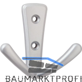 Mantelhaken Deneb Breite 76 mm, H�he 71 mm, ZN alufarbig