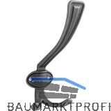 Huthaken Corvo Breite 67 mm, H�he 158 mm, ZN eisenf�rbig br�niert