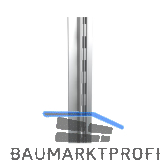 Ladenbausystem Twin Profil 2500 mm Aluminium natur eloxiert