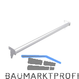 Ladenbausystem Single/Twin Tragstange oval 625 mm chrom