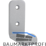 Mantelhaken Amenti Breite 25 mm, H�he 54 mm, Stahl silberfarbig