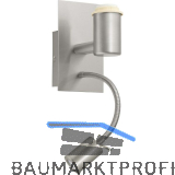 EGLO Wandleuchte Pasteri Pro 2-fach nickel matt Grundk�rper ohne Schirm