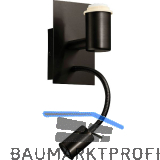 EGLO Wandleuchte Pasteri Pro 2-fach schwarz Grundk�rper ohne Schirm