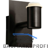 EGLO Wandleuchte Pasteri Pro 1-fach schwarz Grundk�rper ohne Schirm