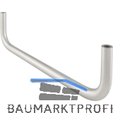 Garderobenh�ngeb�gel Nora U-Form, Lochabstand 240 mm, Breite 252, Edelstahl geb.