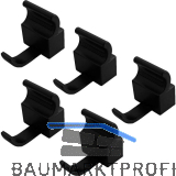 L&S Sign Haken 5er Set schwarz