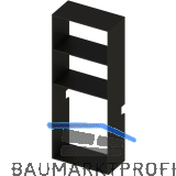 L&S Sign Modul vertikal H: 760 mm B: 900 mm schwarz