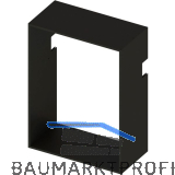 L&S Sign Modul horizontal H: 400 mm B: 300 mm schwarz