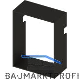 L&S Sign Modul horizontal H: 400 mm B: 600 mm schwarz