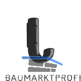 Mantelhaken HEWI 477.90.060 H�he 72 mm, Polyamid tiefschwarz gl�nzend