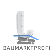 Mantelhaken HEWI 477.90.060 H�he 72 mm, Polyamid lichtgrau gl�nzend