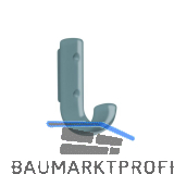 Mantelhaken HEWI 477.90.060 H�he 72 mm, Polyamid aquablau gl�nzend