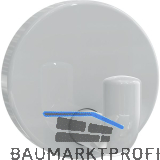 Mantelhaken HEWI 801.90.010 H�he 40 mm, Polyamid lichtgrau gl�nzend