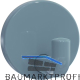 Mantelhaken HEWI 477.90.010 H�he 50 mm, Polyamid aquablau gl�nzend