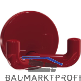 Mantelhaken HEWI 477.90.025 H�he 50 mm, Polyamid rubinrot gl�nzend