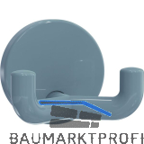Mantelhaken HEWI 477.90.025 H�he 50 mm, Polyamid aquablau gl�nzend