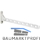 Kleiderl�fter Janiu klappbar, f�r 8 B�gel, Tiefe 310 mm, Stahl wei�